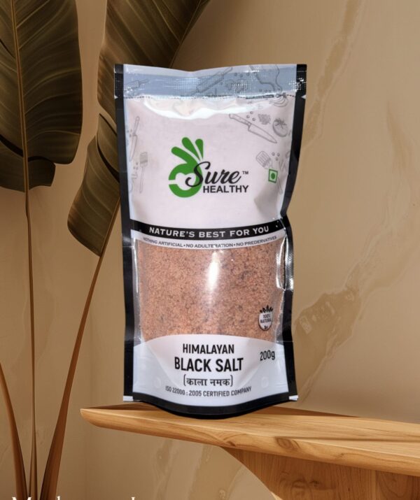 Himalayan Black Rock Salt 200gm